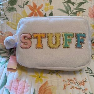 Stoney Clover Lane Large Pouch with patches